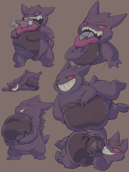 almost_fully_inside belly belly_on_ground belly_squish big_belly bodily_fluids dripping duo evil_grin eyes_closed feet_first feral fully_inside hand_in_mouth hand_on_belly hand_on_own_belly hand_on_throat hands_on_own_belly holding_belly in_mouth in_throat larger_pred lifting_belly long_tongue looking_at_another looking_at_belly looking_at_own_belly looking_at_prey looking_at_self looking_pleasured lying male male/male male_pred male_prey motion_lines mouth_closed narrowed_eyes nude on_front open_mouth oral_vore partially_inside rape_face red_eyes saliva saliva_drip saliva_string scared sharp_teeth short_tail side_view simple_background size_difference smile squish standing swallowing tail teeth tongue translucent_stomach vore aftermoles nintendo pokemon drilbur generation_1_pokemon generation_5_pokemon gengar ghost pokemon_(species) spirit 3:4 compression_artifacts hi_res