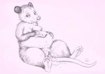 after_sex anthro biped bodily_fluids breasts clitoris cum cum_in_pussy cum_inflation cum_inside female genital_fluids genitals inflation messy nude overweight overweight_anthro overweight_female pussy semi-anthro sitting solo water oddwilds american_opossum mammal marsupial virginia_opossum 2018 hi_res sketch