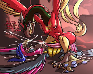 anal anal_orgasm anal_penetration animal_genitalia animal_penis anthro avian_feet balls beak bodily_fluids claws crouching_cowgirl cum cum_on_face cum_while_penetrated cumshot cumshot_on_face cumshot_on_own_face duo ejaculation erection feathered_wings feathers feet from_front_position genital_fluids genitals half-closed_eyes hands-free lying male male/male male_penetrated male_penetrating male_penetrating_male narrowed_eyes nude on_back open_beak open_mouth orgasm orgasm_face outdoor_nudity outside_sex penetration penile penile_penetration penis power_bottom sex smile spread_legs spreading tail tail_feathers talons teeth toes winged_arms wings bassybefuddle conditional_dnp european_mythology greek_mythology mythology avian bird mythological_avian mythological_bird mythological_creature mythological_firebird phoenix digital_media_(artwork) hi_res