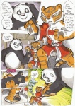 a_seated_night anthro bear better_late_than_never blue_eyes comic daigaijin dialogue dreamworks english_text felid female fight giant_panda kung_fu_panda male mammal master_po_ping master_tigress pantherine red_eyes slightly_chubby stripes tail text throwing tiger
