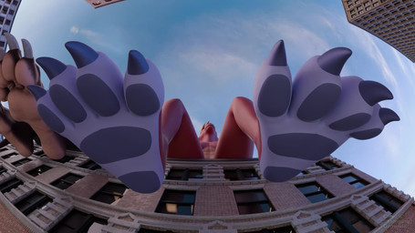 3_toes 4_toes anthro blonde_hair blue_eyes building city claws duo feet foot_fetish foot_focus green_eyes hair looking_at_viewer looking_down low-angle_view macro male nude outside pawpads paws red_body sitting sky soles toe_claws toes worm's-eye_view cirez_(artist) european_mythology mythology cirez tyrianna dragon mythological_creature mythological_scalie scalie western_dragon 16:9 3d_(artwork) 3d_animation animated digital_media_(artwork) hi_res short_playtime sound video widescreen