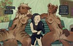 anthro areola armpit_musk athletic athletic_female athletic_wear bench biped blush bodily_fluids bottomwear braided_hair breasts brown_body brown_fur casual_nudity clothing eyes_closed facial_piercing fangs female female_anthro fur genitals group gym_bottomwear gym_shorts hair human_on_anthro inside interspecies larger_anthro larger_female male male_human markings multicolored_body multicolored_fur musk musk_clouds musky_armpit nipples nose_piercing nose_ring nude nude_anthro nude_female piercing public public_nudity pussy reclining ring_piercing shirt shorts size_difference smaller_human smaller_male spots spotted_body spotted_fur striped_body striped_fur stripes sweat sweat_fetish sweatdrop sweaty_armpit sweaty_body sweaty_breasts sweaty_chest sweaty_clothing sweaty_legs sweaty_thighs tan_body tan_fur tank_top teeth text topwear trio pinktaco mythology nintendo pokemon rakiya_(pinktaco) treska_(staircat) canid canine generation_4_pokemon human hyena lopunny mammal mythological_canine mythological_creature pokemon_(species) werecanid werecanine werecreature werewolf 14:9 2025 digital_media_(artwork) english_text