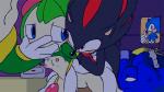 anthro anthro_penetrating anthro_penetrating_humanoid black_body black_fur blue_eyes bodily_fluids bouncing_breasts breasts covering covering_mouth duo_focus female female_on_anthro female_penetrated from_behind_position fur genital_fluids genitals group humanoid_on_anthro humanoid_penetrated infidelity interspecies licking male male/female male_penetrating male_penetrating_female nipples penetration penis plant red_eyes sex sleeping tongue tongue_out vaginal vaginal_fluids vaginal_penetration slyredfox sega sonic_the_hedgehog_(series) sonic_x cosmo_the_seedrian miles_prower shadow_the_hedgehog sonic_the_hedgehog alien elemental_creature eulipotyphlan flora_fauna hedgehog humanoid mammal seedrian 16:9 2d_animation animated digital_media_(artwork) frame_by_frame short_playtime widescreen