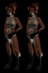 anthro clothing eyefuck female solo tail underwear charon2 canid canine fox mammal tanya_(disambiguation) 2:3 3d_(artwork) cross_eye_stereogram digital_media_(artwork) side_by_side_stereogram stereogram