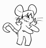 anthro dancing looking_at_viewer male music music_video owo simple_background solo white_background imadeus sound_warning boy_kisser_(meme) undertale_(series) mammal mouse murid murine rodent 2023 animated long_playtime loop low_res meme sound webm