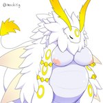 4_arms antennae_(anatomy) anthro areola big_breasts breasts female fluffy insect_wings lepidopteran_wings multi_arm multi_limb neck_tuft nude pink_areola solo tail tuft white_body wings mochitig mythology kinuyo_(mochitig) arthropod domestic_silk_moth dragon hybrid insect lepidopteran moth mythological_creature mythological_scalie scalie 2019