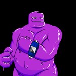 anthro belly male musclegut muscular overweight overweight_male slime solo hob! pes elixir_golem goo_creature hi_res