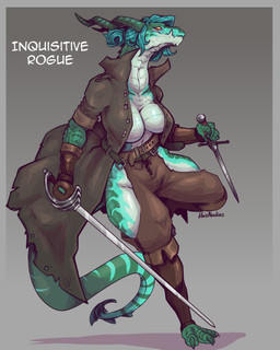 anthro big_breasts biped breasts claws clothed clothed_anthro clothed_female clothing feet female fingers front_view hair horn non-mammal_breasts non-mammal_hair scales simple_background solo standing tail thick_thighs toes ventral_scales wide_hips lluisabadias mythology dragon mythological_creature mythological_scalie scalie 2026 absurd_res digital_drawing_(artwork) digital_media_(artwork) hi_res