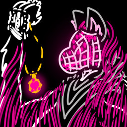 ambiguous_gender anthro insane muzzle_(object) solo hellatin bloodborne fromsoftware sony_corporation sony_interactive_entertainment mergo's_wet_nurse_(bloodborne) canid canine canis mammal wolf 1:1 hi_res