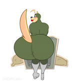 2023 2d_animation alpha_garza_(vimhomeless) animated anthro anus bandage bandage_on_face bandage_on_nose bedroom_eyes big_butt blush bodily_fluids boots butt camel_toe canid canine canis clothing domestic_dog fanning_nose female footwear furgonomics green_eyes hi_res high_heeled_boots high_heels lips lipstick looking_at_viewer looking_back looking_back_at_viewer makeup mammal muscular muscular_female narrowed_eyes no_sound presenting presenting_hindquarters red_lipstick seductive short_playtime simple_background smile smiling_at_viewer solo sweat sweat_stain sweaty_anus tail thick_bottom_lip tongue tongue_out twerking vimhomeless webm white_background wide_hips yellow_body