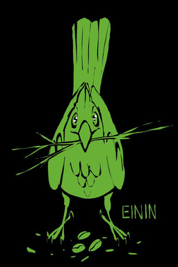 ambiguous_gender beak feathers feet feral looking_at_viewer seed solo tail tail_feathers twig wings einin avian bird hi_res