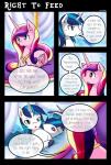 2015 comic duo english_text equid equine feathered_wings feathers female feral friendship_is_magic hasbro hi_res horn male mammal my_little_pony mythological_creature mythological_equine mythology princess_cadance_(mlp) shining_armor_(mlp) text unicorn vavacung winged_unicorn wings