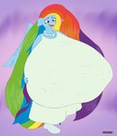 anthro big_breasts breasts cosplay female huge_breasts hyper hyper_breasts nude solo wings mostlymlpanthroporn friendship_is_magic hasbro my_little_pony mythology rainbow_dash_(mlp) equid equine mammal mythological_creature mythological_equine pegasus hi_res sketch