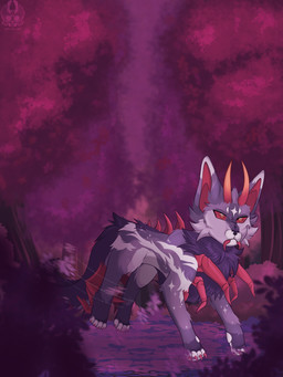 claws detailed_background feral forest forest_background horn male paws plant red_eyes running serious serious_face shrub solo tree airymiller original_character_do_not_steal arthropod centipede felid feline hybrid mammal myriapod 3:4 full-length_portrait hi_res portrait