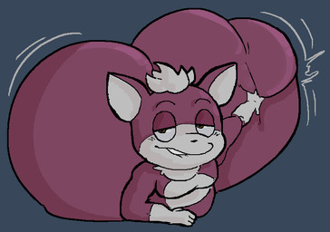 anthro bedroom_eyes big_butt bite biting_lip biting_own_lip black_eyebrows black_nose blue_background brown_eyes butt butt_grab butt_squish eyebrows femboy front_view hair hand_on_butt hand_on_own_butt huge_butt hyper hyper_butt looking_at_viewer lying male motion_lines multicolored_body narrowed_eyes nude nude_anthro nude_male on_front red_body red_ears seductive self_bite shortstack shortstack_male simple_background smile smiling_at_viewer solo squish teeth two_tone_body white_body white_hair white_inner_ear dihcore sega sonic_the_hedgehog_(series) sonic_unleashed chip_(sonic) canid canine canis chihuahua domestic_dog gaia mammal toy_dog 2026 cel_shading colored digital_media_(artwork) shaded