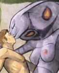 2014 anthro anthrofied arbok bald breasts cobra eyelashes eyes_closed female hair hattonslayden hi_res human interspecies kissing male mammal nintendo nipples pecs pokémon poképhilia reptile scalie short_hair size_difference snake standing straight video_games
Rating: Questionable
Score: 7
User: forkU
Date: April 23, 2014