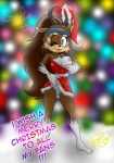 anthro areola big_breasts blue_eyes bodily_fluids breasts brown_hair christmas_clothing christmas_headwear clothing erect_nipples female flashing genital_fluids genitals hair hat headgear headwear heart_symbol holidays horn long_hair looking_at_viewer nipples pussy santa_hat smile solo text tongue tongue_out vaginal_fluids wet raianonzika christmas cylia antelope bovid mammal english_text hi_res