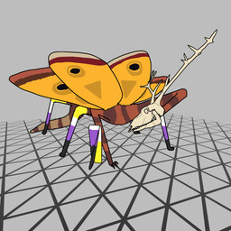 6_legs bone clothing deer_skull feral footwear hexapod insect_wings legwear lgbt_pride nonbinary_pride_colors pride_colors simple_background skull skull_head socks solo thigh_highs toony wings catha'vi catha'vi_(character) arthropod deer hybrid insect lepidopteran mammal moth 1:1 absurd_res hi_res nonbinary_(lore)