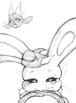 anthro blowjob_face bodily_fluids cum cum_in_mouth cum_inside ejaculation fellatio genital_fluids high-angle_view holding_head oral oral_penetration penetration penile sex corrupt3d_angl3 chikn_nuggit mythology fwench_fwy_(chikn_nuggit) iscream_(chikn_nuggit) demon dragon lagomorph leporid mammal mythological_creature mythological_scalie rabbit scalie hi_res monochrome