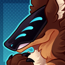 6_eyes anthro claws male multi_eye paws solo gosilverraven mitch_(theroboticdragon) mantled_beast 1:1 icon low_res
