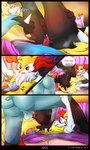 anal anal_penetration animal_genitalia animal_penis anthro anus balls bodily_fluids butt butt_grab dialogue drooling duo erection fluffy furniture genital_fluids genitals glistening hand_on_butt knot looking_pleasured male male/male on_bottom on_top penetration penile penile_penetration penis penis_in_ass power_bottom precum pull_out pushing saliva sofa steam sunny surprised_expression sweat text thrusting samkit nintendo pokemon ignis_(smelting_bond) silver_(smelting_bond) braixen canid canine fox generation_4_pokemon generation_6_pokemon lucario mammal pokemon_(species) 3:5 comic english_text hi_res