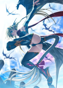 accessory blonde_hair blue_eyes bow_(feature) bow_accessory bow_ribbon breasts butt clothing feet female flying furgonomics hair hindpaw horn legwear looking_at_viewer low-angle_view membrane_(anatomy) membranous_wings monster_girl_(genre) paws ribbons smile solo tail tail_accessory tail_bow tail_ribbon tattoo thigh_highs wings worm's-eye_view rezi mythology animal_humanoid dragon dragon_humanoid horned_humanoid human humanoid mammal mythological_creature mythological_scalie scalie tailed_humanoid hi_res