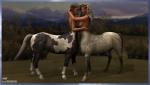 breasts duo female female/female hair mythical nipples nude outside short_hair xlef european_mythology greek_mythology mythology centaur equid equid_taur humanoid_taur mammal mammal_taur taur 3d_(artwork) daz_studio_(artwork) digital_media_(artwork) hi_res