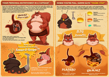 anthro beady_eyes belly big_belly eating eyewear glasses humor infographic male mind_control moobs organs overweight parasite parasite_in_control stomach text weight_gain fattydragonite arthropod insect mammal rodent sciurid tree_squirrel absurd_res english_text hi_res