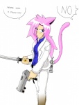 alternate_species blue_eyes business_suit clothed clothing cosplay crossdressing dual_wielding female fully_clothed gun hair handgun holding_gun holding_handgun holding_melee_weapon holding_object holding_pistol holding_ranged_weapon holding_sword holding_weapon humanoidized katana melee_weapon pink_hair pipe_bomb pistol ranged_weapon solo suit sword tail tomboy weapon white_clothing white_suit irengard left_4_dead_(series) valve vg_cats aeris_(vg_cats) nick_(left_4_dead) protagonist_(left_4_dead) animal_humanoid cat_humanoid felid felid_humanoid feline feline_humanoid humanoid mammal mammal_humanoid absurd_res hi_res sketch