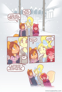 anthro clothed clothed_anthro clothing dialogue female fully_clothed fully_clothed_anthro group pink_nose speech_bubble text trio miu mammal rodent sciurid tree_squirrel 2011 comic english_text url