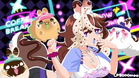 ambiguous_gender bouncing_breasts bracelet breasts brown_hair clothing colored_nails female feral group hair jewelry long_hair multicolored_hair nails necklace neon neon_sign pink_eyes purple_sclera shirt sign snaggle_tooth t-shirt tail tail_motion tailwag topwear two_tone_hair visor white_hair lp8000mao animal_humanoid humanoid lagomorph lagomorph_humanoid leporid leporid_humanoid mammal mammal_humanoid rabbit rabbit_humanoid 16:9 2d_animation animated motion_tweening no_sound short_playtime video widescreen