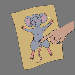 anthro balls blush bodily_fluids cum cum_inside duo genital_fluids genitals glue_trap human_on_anthro interspecies male moan mouse_ears mouse_tail mouse_trap orgasm orgasm_face penis poking_penis questionable_consent semi-anthro shy spread_legs spreading struggling stuck tail touching_penis trap_(contrivance) kittensnuff ambiguous_species human mammal murid murine rodent 1:1 trans_(lore)