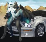 anthro balls bite biting_lip biting_own_lip black_penis bodily_fluids breasts bright car chest_tuft claws cum cum_in_pussy cum_inside cum_on_balls cum_on_penis desert duo erection eyes_closed female female_penetrated fluffy fluffy_tail fur genital_fluids genitals grey_body grey_fur hair happy happy_sex lips long_hair male male/female male_penetrating male_penetrating_female markings membrane_(anatomy) membranous_wings navel nipples nude orgasm paws penetration penile penile_penetration penis penis_in_pussy pussy self_bite sex smile spread_legs spreading tail toe_claws tongue tongue_out translucent tuft vaginal vaginal_penetration vehicle wet whiskers white_hair wings conditional_dnp naexus ford ford_mustang blinxis dallas bat canid canine mammal digital_media_(artwork) distracting_watermark shaded watermark