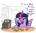 cash_register coin dialogue eyelashes female feral hair happy horn open_mouth open_smile purple_body purple_eyes purple_text smile solo spread_wings starry_eyes text wide_eyed wings jargon_scott 30_minute_art_challenge bitcoin friendship_is_magic hasbro my_little_pony mythology nickelodeon spongebob_squarepants twilight_sparkle_(mlp) equid equine mammal mythological_creature mythological_equine winged_unicorn 2019 digital_drawing_(artwork) digital_media_(artwork) english_text meme