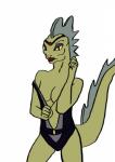 clothing female solo undressing jblrules316 flash_gordon_(copyright) flash_gordon lizard_woman_(the_new_adventures_of_flash_gordon) lizard reptile scalie