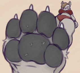 african anthro cruelty crushed_micros feet female female_anthro foot_crush foot_focus macro micro micros size_difference size_play stomping stomping_pov stomping_viewer masterexalt african_wild_dog canid canine mammal