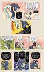 blue_eyes dialogue feral grass happy lying male plant smile solo speech_bubble text yellow_eyes bedupolker limerence_(bedupolker) lust_(bedupolker) human mammal comic english_text hi_res