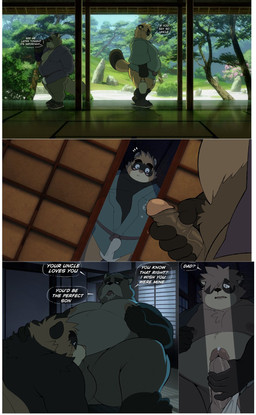 age_difference anthro anthro_on_anthro anthro_penetrated anthro_penetrating anthro_penetrating_anthro asian_clothing balls belly big_belly blush bodily_fluids brown_body brown_fur bulge clothing clothing_aside detailed_background dialogue duo east_asian_clothing erection facial_hair footwear fundoshi fundoshi_aside fur genital_fluids genitals glans group japanese_clothing kemono male male/male male_penetrated male_penetrating male_penetrating_male masturbation mature_male moobs mustache nipples older_male oral outside overweight overweight_male penetration penile penile_penetration penis precum sandals sex shoes tail text underwear underwear_aside voyeur white_clothing white_fundoshi white_underwear younger_male younger_penetrated conditional_dnp erobos ghibli pom_poko kincho_daimyojin_vi canid canine mammal raccoon_dog tanuki 2026 comic english_text hi_res cousins_(lore) father_(lore) incest_(lore) incestuous_voyeur_(lore) nephew_(lore) parent_(lore) son_(lore) uncle_(lore) uncle_and_nephew_(lore)