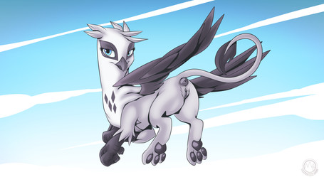 animal_genitalia anus avian_feet back_wings beak black_wings blue_eyes butt feathered_wings feathers feet female feral flying fur genitals looking_at_viewer markings pawpads paws puffy_anus simple_background sky smile solo tail talons toes vulva white_body white_feathers white_fur wings mysticalpha friendship_is_magic hasbro my_little_pony mythology natalya_(mlp) avian gryphon mythological_avian mythological_creature 16:9 2023 hi_res shaded widescreen
