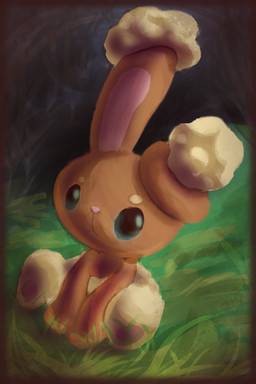 anthro brown_body brown_fur forest forest_background fur nature nature_background plant sitting solo tree the_creacher nintendo pokemon buneary generation_4_pokemon lagomorph mammal pokemon_(species) 2:3 hi_res