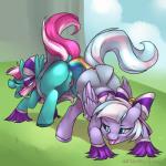 2014 anal anus blue_eyes blue_fur butt cheerleader clothing dildo double_dildo equine eyes_closed female fizzy_pop_(mlp) friendship_is_magic fur hair horse keishinkae lesbian lilac_sky_(mlp) mammal my_little_pony open_mouth pegasus pony pussy sex_toy skirt tongue tongue_out two_tone_hair upskirt vertizontal wings
Rating: Explicit
Score: 32
User: anthroking
Date: February 06, 2014