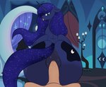 anal anal_penetration anus bestiality big_butt blep blue_body blue_ears blue_eyes blue_horn blue_skin blue_wings butt crescent_moon cutie_mark duo equine_anus faceless_character faceless_human faceless_male female female_penetrated feral feral_penetrated first_person_view genitals hair horn human_on_feral human_penetrating human_penetrating_feral humanoid_genitalia humanoid_penis inside interspecies lap_dance_position long_hair looking_at_viewer looking_back looking_back_at_viewer male male/female male_on_feral male_penetrating male_penetrating_female male_penetrating_feral male_pov moon on_bottom on_top open_mouth penetration penile penile_penetration penis penis_in_ass puffy_anus purple_hair purple_tail quadruped rear_view sex tail tongue tongue_out wings elewdfurs friendship_is_magic hasbro my_little_pony mythology princess_luna_(mlp) equid equine horse human mammal mythological_creature mythological_equine pony winged_unicorn animated short_playtime