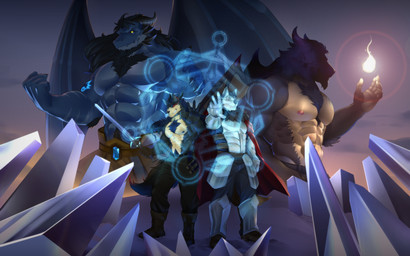 2_horns 5_fingers abdominal_scar abs anthro areola arm_markings arm_on_thigh arm_tuft armor beard belt belt_buckle biceps big_muscles big_pecs big_tail biped black_beard black_body black_bottomwear black_claws black_clothing black_facial_hair black_fur black_hair black_horn black_nose black_pants black_scales black_sclera black_spikes black_tail blue_areola blue_body blue_clothing blue_eyebrows blue_gem blue_hair blue_markings blue_nipples blue_pawpads blue_pubes blue_shirt blue_sky blue_topwear blue_wings body_hair boots bottomwear brown_body brown_boots brown_clothing brown_footwear brown_fur brown_tail buckle cape chain cheek_spikes chest_hair chest_scar chest_tuft claws clear_sky closed_smile clothed clothing collar countershade_face countershade_fur countershade_scales countershade_torso countershading deltoids elbow_tuft eyebrows faceless_character faceless_male facial_hair facial_spikes fangs featureless_chest finger_claws fingers fire fireball fluffy fluffy_tail footwear forearm_muscles fully_clothed fur gem glowing glowing_eyes glowing_markings greaves grin group hair happy_trail head_horn headgear helmet holding_melee_weapon holding_object holding_sword holding_weapon horn humanoid_hands ice jaw_spikes leather leather_armor long_hair looking_at_viewer magic magic_circle male markings melee_weapon metal_chain metal_collar mouth_closed multicolored_body multicolored_fur muscular muscular_anthro muscular_arms muscular_male navel neck_tuft nipples obliques orange_sky outside pants pawpads pecs pink_areola pink_nipples pointy_ears prick_ears pubes red_cape red_clothing red_eyes red_glow red_scar ridged_horn scabbard scales scar serratus shirt shoes side_by_side side_view sky smile snow spikes spikes_(anatomy) standing stripes sunrise sword tail tan_body tan_fur tan_scales teeth three-quarter_view topless topwear triceps tuft two_tone_body two_tone_fur weapon white_stripes wings yellow_eyes purtropos a_hellish_journey mythology aki_(a_hellish_journey) sieg_(a_hellish_journey) tchort_(a_hellish_journey) canid canine canis dragon hybrid mammal mythological_creature mythological_scalie scalie wolf 16:10 2024 absurd_res digital_media_(artwork) hi_res widescreen