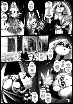 anthro aroused big_breasts big_butt bouquet breasts buckteeth butt butt_grab clothed clothing dialogue dress duo female floppy_ears flower flower_bouquet footwear greeting hand_on_butt high_heels huge_breasts huge_butt long_ears lop_ears male male/female nun nun_habit nun_outfit overweight plant profanity religious_clothing scut_tail shoes short_tail slightly_chubby tail teeth text north_star_500 hare lagomorph leporid mammal rabbit absurd_res comic english_text hi_res