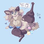 anthro areola biped bodily_fluids breasts butt cum egg egg_from_pussy female genital_fluids genitals nipples non_oviparous_oviposition nude oviposition pussy solo fsc lagomorph leporid mammal rabbit 1:1 hi_res