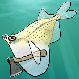 ambiguous_gender angry axe blue_background blue_fin dorsal_fin feral fin hatchet holding_object holding_weapon humor markings pectoral_fin pun simple_background solo spots spotted_body spotted_markings tail tail_fin underwater visual_pun water weapon yellow_body flamingpickle aquatic characiform fish freshwater_hatchetfish 1:1 2025 digital_media_(artwork)