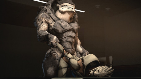 anal anal_penetration arm_grab arm_pull bent_over dominant dominant_male duo from_behind_position holding_arms humanoid_on_humanoid humanoid_penetrated humanoid_penetrating humanoid_penetrating_humanoid interspecies male male/male male_penetrated male_penetrating male_penetrating_male muscular muscular_male penetration prison_guard_position sex submissive submissive_male eradossfm bioware electronic_arts mass_effect alien humanoid krogan turian 3d_(artwork) digital_media_(artwork) hi_res