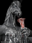 2008 3:4 animal_genitalia animal_penis anthro autobukkake balls big_penis black_jackal blue_eyes bodily_fluids cum cum_covered cum_everywhere cum_on_chest cum_on_face cum_on_own_face cum_on_penis cum_on_self equid equine equine_genitalia equine_penis erection excessive_cum excessive_genital_fluids flared_penis genital_fluids genitals horse huge_penis male mammal masturbation messy nude penile penile_masturbation penis solo