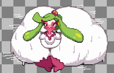 big_butt blush bodily_fluids butt checkered checkered_background female green_hair grey_background hair half-closed_eyes huge_butt huge_thighs hyper hyper_butt hyper_thighs musk musky_butt narrowed_eyes nude nude_female overweight pattern_background pink_eyes plant plant_hair pseudo_hair simple_background solo standing sweat sweaty_butt sweaty_legs sweaty_thighs thick_thighs white_body literallyhornyk nintendo pokemon elemental_creature elemental_humanoid flora_fauna generation_7_pokemon humanoid plant_humanoid pokemon_(species) tsareena 2025 digital_drawing_(artwork) digital_media_(artwork) pixel_(artwork)