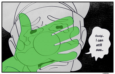 5_fingers big_nose black_background black_border black_eyes bodily_fluids border close-up clothed clothed_human clothed_humanoid clothed_male clothing covering covering_face crying dialogue duo facial_hair fingers fully_clothed fully_clothed_human fully_clothed_humanoid fully_clothed_male gloves green_body green_clothing green_gloves green_handwear green_line_art grey_body grey_clothing grey_facial_hair grey_hair grey_hat grey_headwear grey_mustache grey_skin grey_tongue hair handwear hat headgear headwear human_focus lgbt_pride male male_human male_humanoid mostly_offscreen_character mostly_offscreen_humanoid mostly_offscreen_male mustache name_drop name_in_dialogue not_furry sad simple_background speech_bubble talking_to_another tears tears_of_sadness text tongue translucent translucent_body lunareel cartoon_network lgbt_pride_month luigi's_mansion mario_bros nintendo the_amazing_world_of_gumball gooigi luigi goo_creature human humanoid mammal 2025 artist_name colored_line_art digital_drawing_(artwork) digital_media_(artwork) english_text hi_res partially_colored